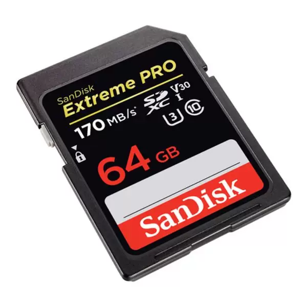 کارت حافظه سن دیسک Sandisk SD 64 GB 170 MB/S