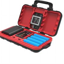 Desiontal battery & memory card case