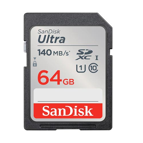 SanDisk 64GB Ultra SDXC UHS-I 140MB/s