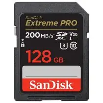 .SanDisk 128GB Extreme Pro 200MB/s SDXC UHS-I U3