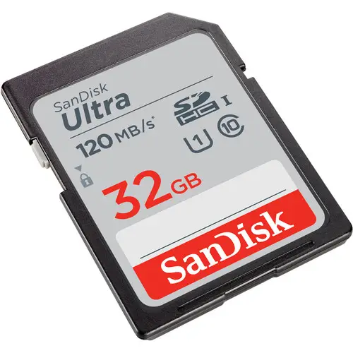 SanDisk 32GB Ultra SDHC UHS-I 120MB/s