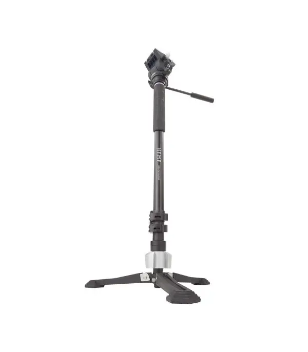 libec hands free monopod kit with th x pan and tilt video head and bowl clamp 5