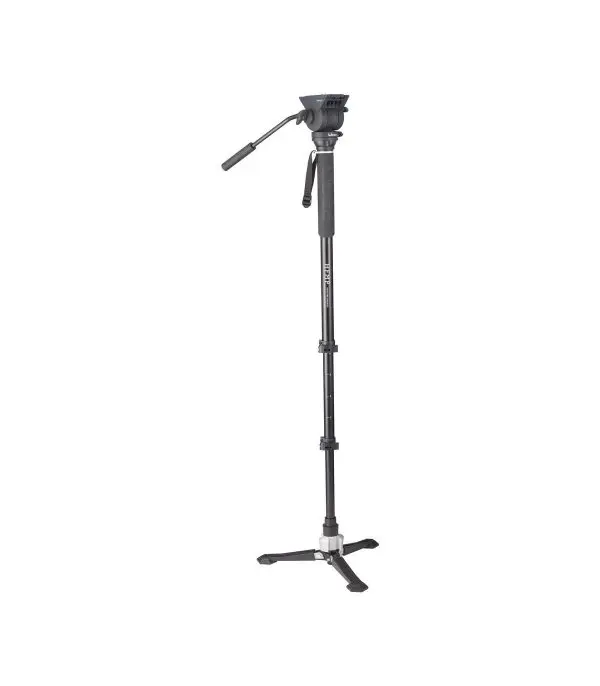 libec hands free monopod kit with th x pan and tilt video head and bowl clamp