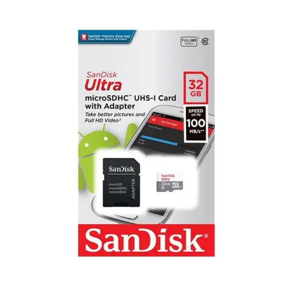 SanDisk micro SD 32GB 100mbs