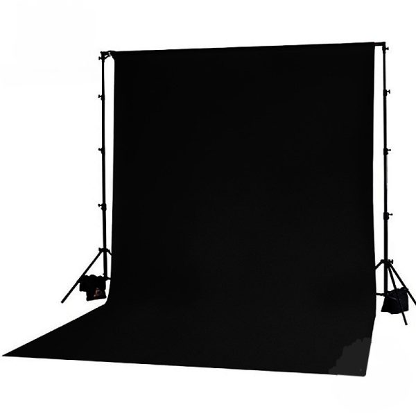 فون بک گراند مشکی مخمل Black Velvet Backdrop 3×5m