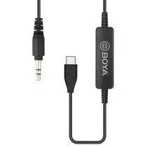 کابل تبدیل میکروفن بویا Boya BY-35C USB C 3.5mm To USB Type C