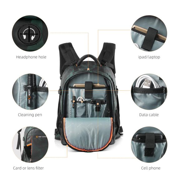 کوله پشتی دوربین کی اند اف K&F KF13.119 Camera Backpack