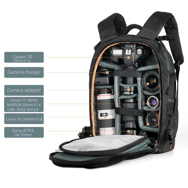 کوله پشتی دوربین کی اند اف K&F KF13.119 Camera Backpack