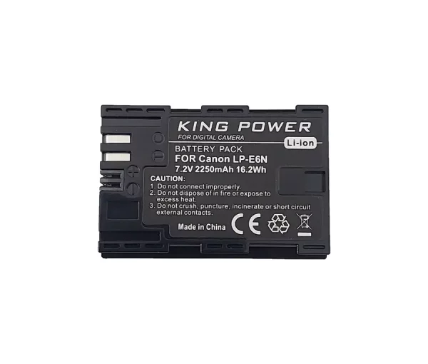 باتری دوربین کنون کینگ پاور مدل King Power LP-E6N canon