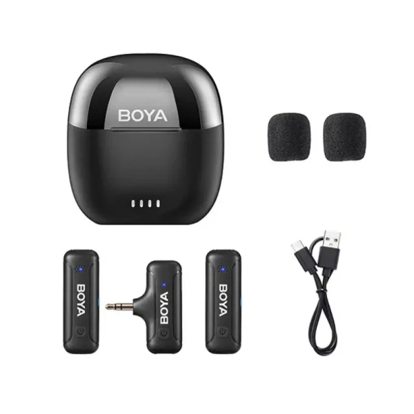 میکروفون بی سیم یقه ای بویا BOYA BY-WM3T M2 Mini Wireless Microphone