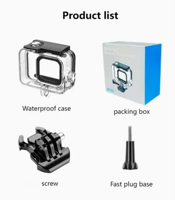 Protection + Dive Housing for gopro 9 - 10 - 11 - 12